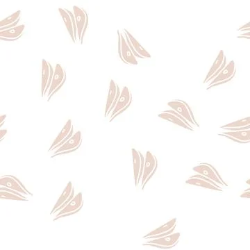 Pear slices glyph seamless pattern Illustrazione stock