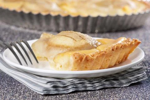 Pear tart Stock Photos