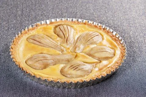 Pear tart Stock Photos