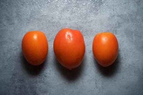 Pear tomatoes on a table 스톡 사진