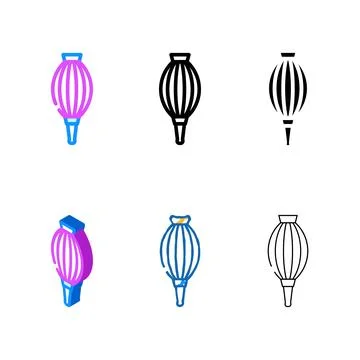 Pear tool color icon vector types Stock Illustration