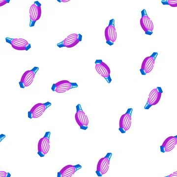 Pear tool isometric icon seamless pattern Illustrazione stock