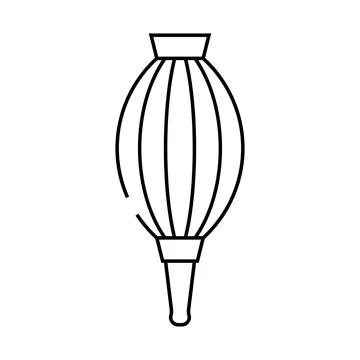Pear tool line icon vector illustration Illustrazione stock