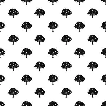 Pear tree pattern, simple style 스톡 일러스트