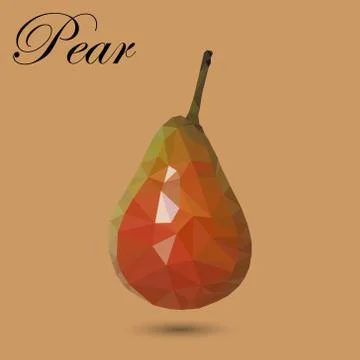 Pear triangles  Stock Illustration