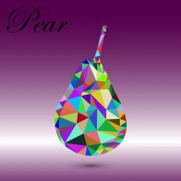 Pear triangles  Stock Illustration