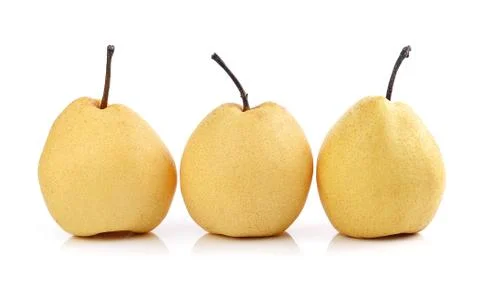 Pear on white background Stock Photos