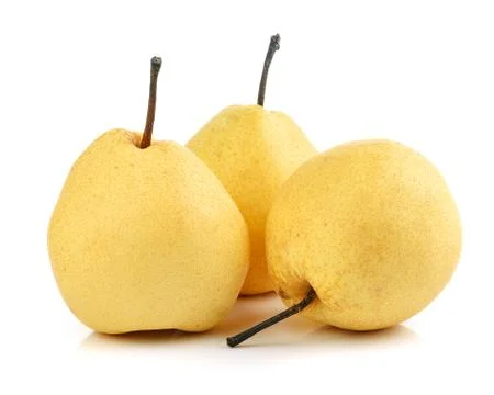 Pear on white background Stock Photos