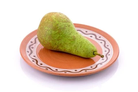 Pear on a white background Stock Photos