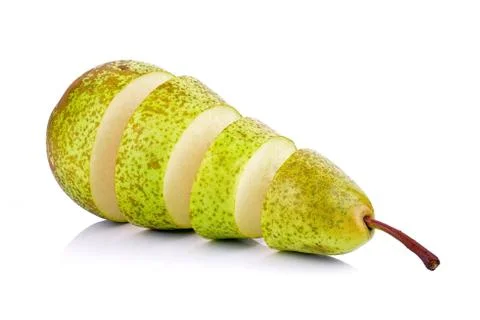 Pear on white background Stock Photos