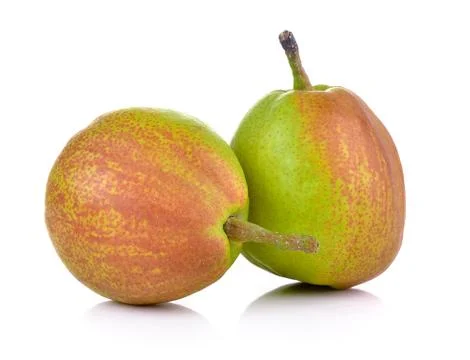 Pear on white background Stock Photos