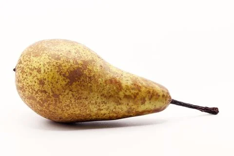 A pear on a white background Stock Photos
