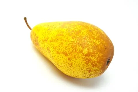 Pear on white Stock Photos