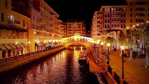 The Pearl area, Doha 스톡 동영상 219922688