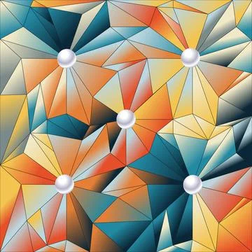 Pearl background Stock Illustration