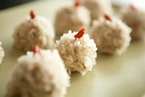 Pearl balls Foto stock