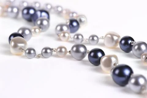 Pearl beads Fotos de archivo