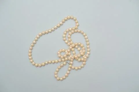 Pearl beads Stock Photos