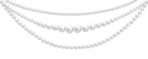 Pearl decoration Illustrazione stock