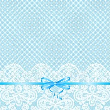 Pearl frame on lace background Stock Illustration