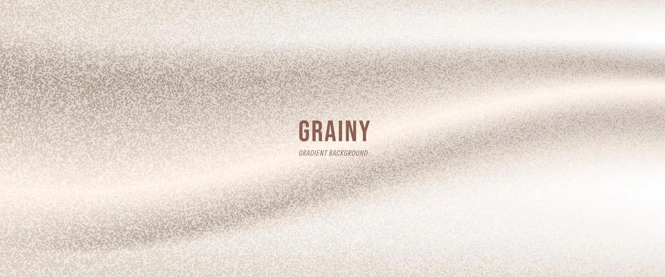 Pearl gradient beige backdrop with soft brown pearl wave. Grain gradation and Stock Illustration