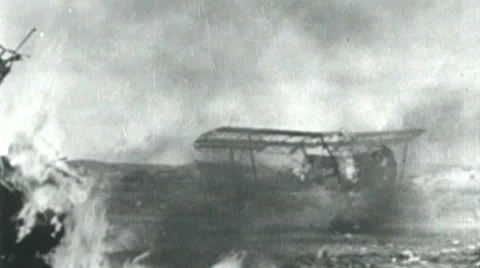 Pearl Harbor Attack 1941 part 10 Video stock 33256073