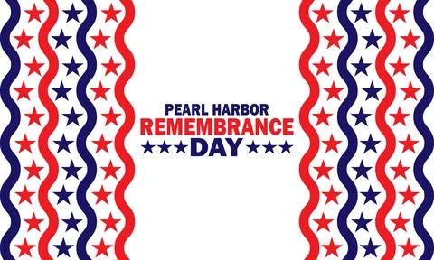 Pearl Harbor Remembrance day Vector illustration Illustration