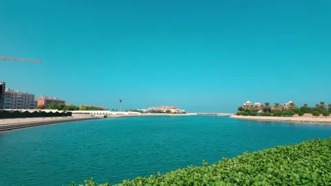 The Pearl Island in Doha, Qatar 動画素材 327572753