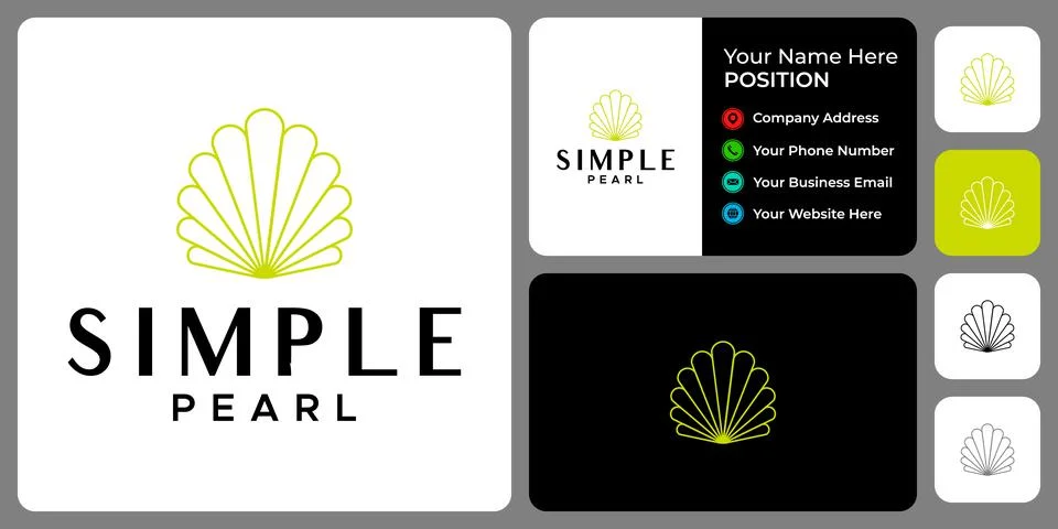 PEARL LOGO Illustrazione stock