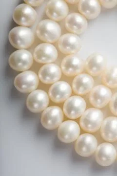 Pearl necklace Stock Photos