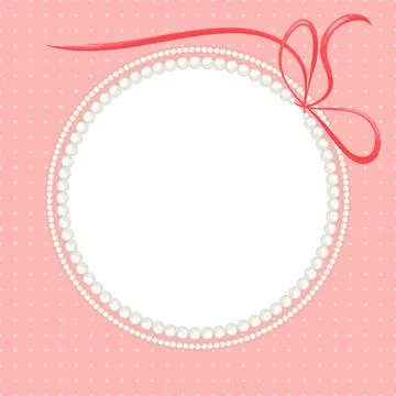 Pearl necklaces Stock-Illustration