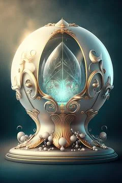 Pearl of power Stock Illustration