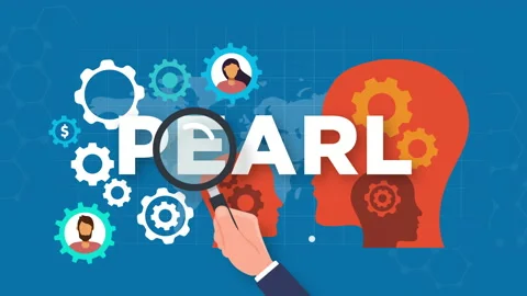 Pearl programming language concept Stockbeeldmateriaal 208040990