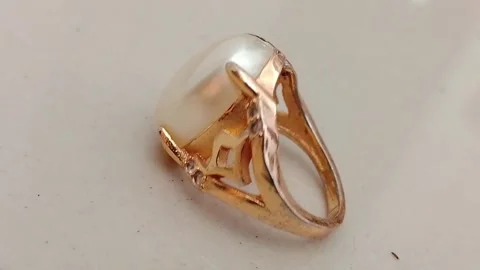 Pearl ring Stock Footage 310297975