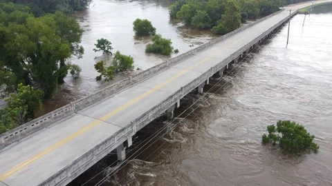 Pearl River Flooding Jackson MS 2022 Stock Footage 205896185