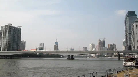 Pearl River Scene Stock Footage 889522