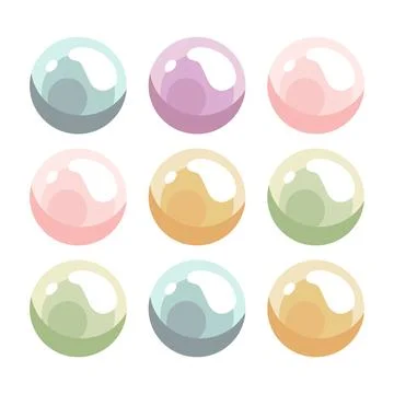 Pearl shell icon. Beautiful pearl in cartoon flat style. Vector illustration 스톡 일러스트