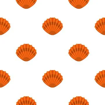 Pearl shell pattern flat イラスト素材