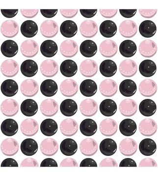 Pearl. Simple seamless pattern. Vector . Stock Illustration