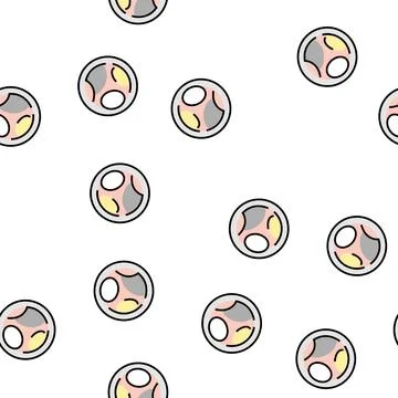 Pearl stone rock vector seamless pattern Stock Illustration