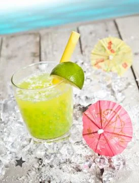 Pearl tea refreshment Stock Photos