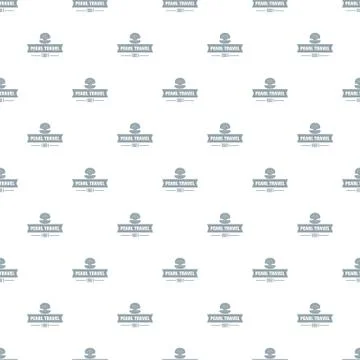 Pearl travel pattern vector seamless イラスト素材
