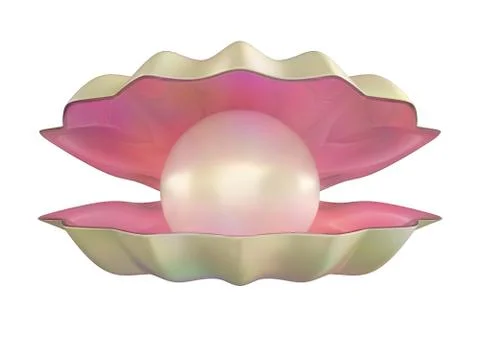 Pearl white background Stock Illustration