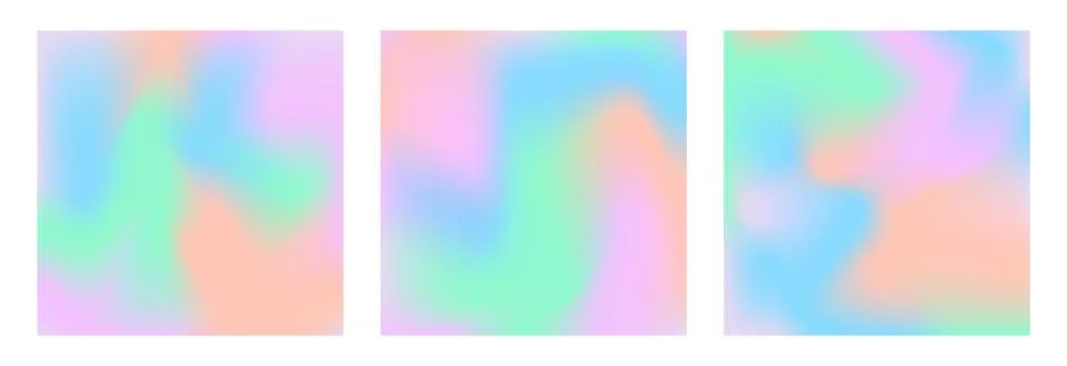 Pearlescent background with holographic gradient Stock Illustration