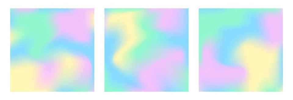 Pearlescent background with holographic gradient Stock Illustration