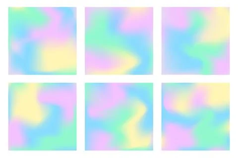 Pearlescent background with holographic gradient Stock Illustration