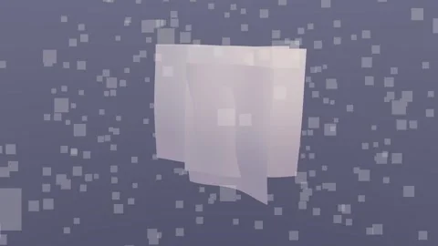 Pearlescent Sheet Drape 4K Stock Footage 338382862