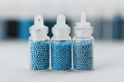 Pearls for nails Stock Photos