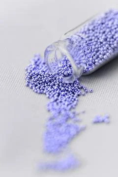 Pearls for nails Stock Photos
