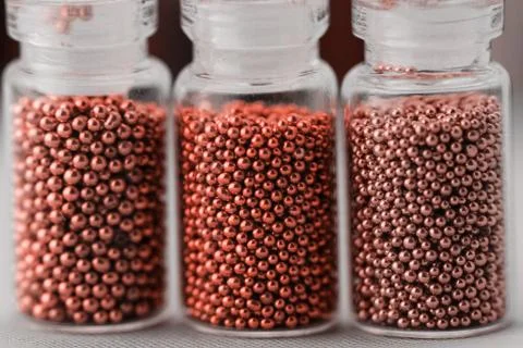 Pearls for nails Foto stock